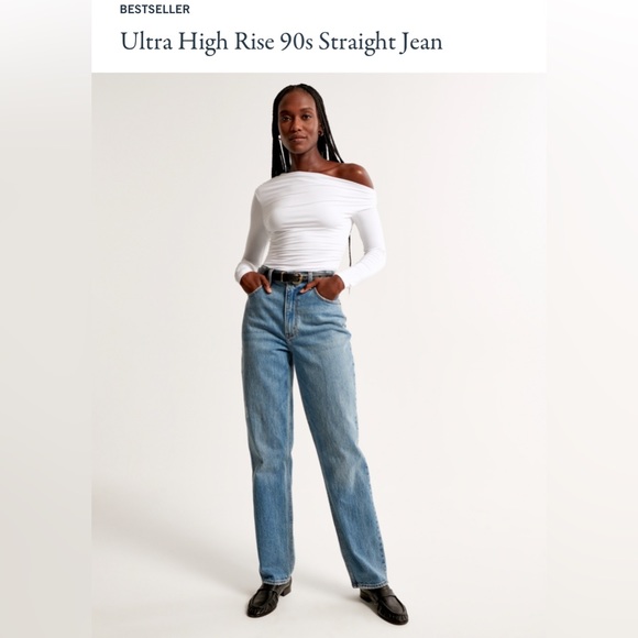 Abercrombie High Rise 90s Denim - Picture 7 of 8